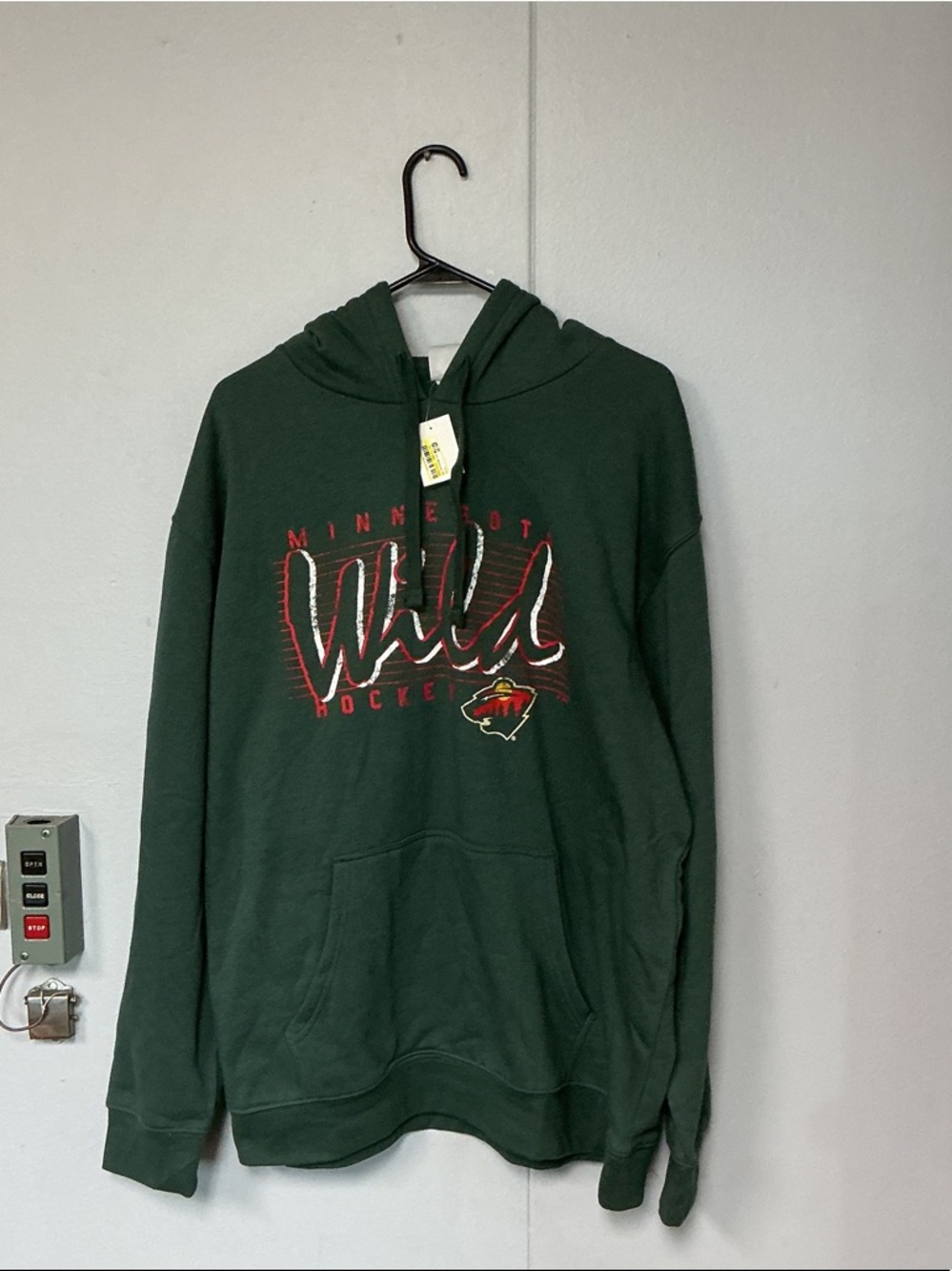 NHL Minnesota Wild Dark Green Pullover Hoodie